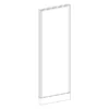 P6724 Webb Panel - 67"H X 24"W Aspen Fabric, Silver (2 Non-power Raceway Covers)