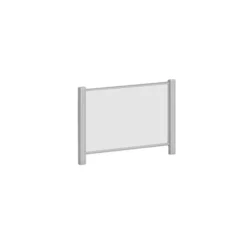 20X30 CLEAR ACR PANEL SILV FRM