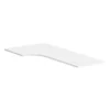 PLT723624L Left 72x36x24x24 Corner Worksurface- WHITE