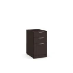 PL166 BOX/BOX/FILE PEDESTAL- ESPRESSO