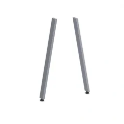 PLTVAMETLEG41 41"H VA METAL LEG PAIR - SILVER