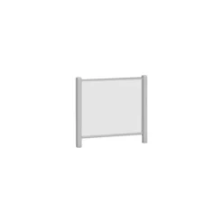 20X24 CLEAR ACR PANEL SILV FRM