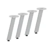 PLTVLEG417SILVER METAL V LEG END TABLE BASE
