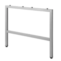 PLTLEGU4841H 48" METAL U LEG NB 41"H - SILVER