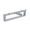 24/30" DEEP DESK RISER-SILVER