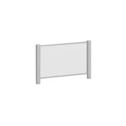 20X36 CLEAR ACR PANEL SILV FRM