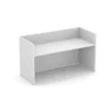 PL169NTT GALLERY DESK- NO TRANSACTION TOP- WHITE