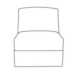 High Point Furniture Accompany Modular Center Seat 5911