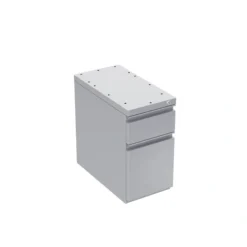 CMPBFSILVER COMPACT METAL PEDESTAL- SILVER