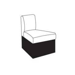 High Point Furniture Steps Inverted Wedge Module Black Base 7434BLK