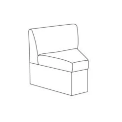 High Point Furniture Steps Wedge Module 7435