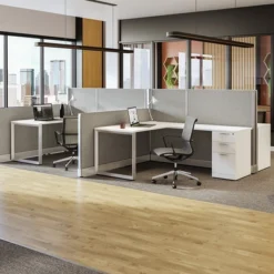 P3948 Webb Panel - 39"H X 48"W Aspen Fabric, Silver (2 Non-power Raceway Covers) -Legacy Shop 7d95df367cfa14963e83ae0c8041