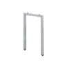 PLTLEG-U-24 24" METAL U LEG - SILVER