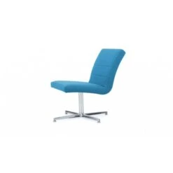 Encore 8077 Cielo Upholstered Channel Swivel Base Lounge Chair