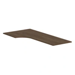 PLT723624L Left 72x36x24x24 Corner Worksurface- MODERN WALNUT