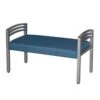 High Point Furniture Trados Triarc Arms Metal Bench 918MET