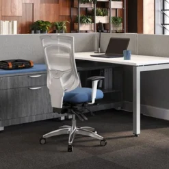 P3948 Webb Panel - 39"H X 48"W Aspen Fabric, Silver (2 Non-power Raceway Covers) -Legacy Shop 933e512e513b1eaebd76b7a4337b