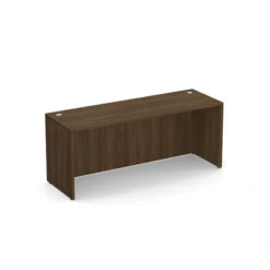 PL143 24X71 CREDENZA SHELL- MODERN WALNUT