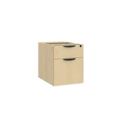 PL107 BOX/FILE PEDESTAL W/LOCK- MAPLE