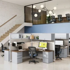 PGF6724 Glazed Panel 67" High X 24, NON-power, Aspen, Silver, 2 Raceways -Legacy Shop a380f4a618e32adaa7d692138bee 5