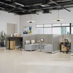 P5330 Webb Panel - 53"H X 30"W Aspen Fabric, Silver (2 Non-power Raceway Covers) -Legacy Shop a9bdc557f191f648c3426a719cb0 2