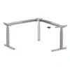 PLTECAB6078E3S3MLWF DELUXE ELECTRIC HEIGHT ADJUSTABLE CORNER TABLE BASE - SILVER