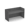 PL169NTT GALLERY DESK- NO TRANSACTION TOP- NEWPORT GRAY