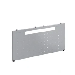 60" U LEG METAL END PNL-SILV