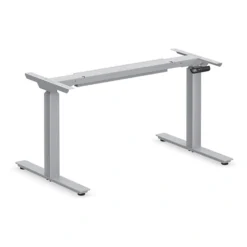 PLTEAB4872E3S2MWF24 DELUXE ELECTRIC HEIGHT ADJUSTABLE TABLE BASE- SILVER