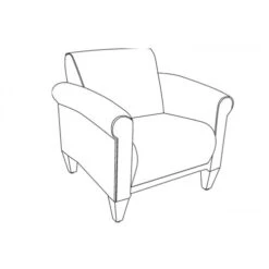 Lazboy BACL10SC Camden Park Lounge Chair With Contrasting Welt