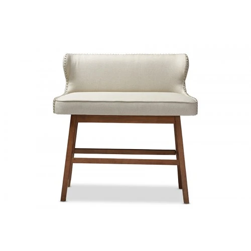Baxton Studio BBT5218-Beige Bench Gradisca Light Beige Fabric Button-tufted Upholstered Bar Bench Banquette 1 Baxton Studio BBT5218-Beige Bench Gradisca Light Beige Fabric Button-tufted Upholstered Bar Bench Banquette