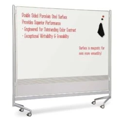 Balt Mobile Partitions Porcelain 76" X 12" X 74" White BLT74762