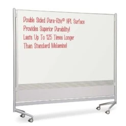Balt Mobile Partitions Laminate 76" X 12" X 74" White BLT74764