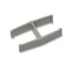 Basyx Straight Connector 180 Degree Top And Bottom Gray BSXQC180GY