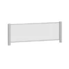 20X71 CLEAR ACR PANEL SILV FRM