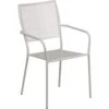 Flash Furniture CO-2-SIL-GG Light Steel Patio Chair In Gray