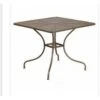 Flash Furniture CO-6-GD-GG 35.5" Steel Patio Table In Gold