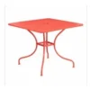 Flash Furniture CO-6-RED-GG 35.5" Steel Patio Table In Coral