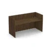 PL169NTT GALLERY DESK- NO TRANSACTION TOP- MODERN WALNUT
