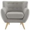 Modway EEI-1631-LGR Remark Armchair In Light Gray