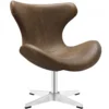 Modway EEI-1804-BRN Helm Lounge Chair In Brown