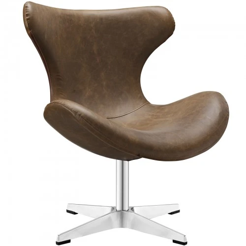 Modway EEI-1804-BRN Helm Lounge Chair In Brown 1 Modway EEI-1804-BRN Helm Lounge Chair In Brown