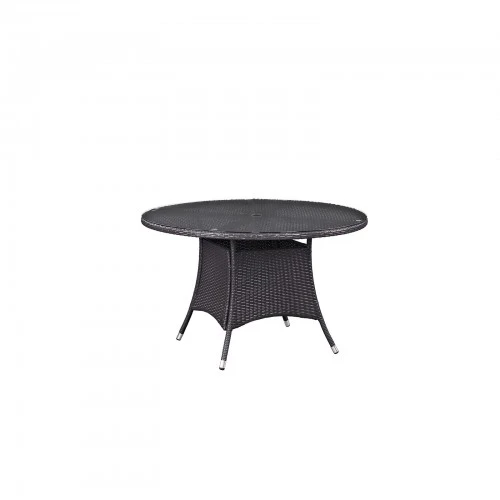 Modway EEI-1916-EXP Convene 47" Round Outdoor Patio Dining Table In Espresso 1 Modway EEI-1916-EXP Convene 47" Round Outdoor Patio Dining Table In Espresso