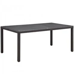 Modway EEI-1919-EXP Convene 70" Outdoor Patio Dining Table In Espresso