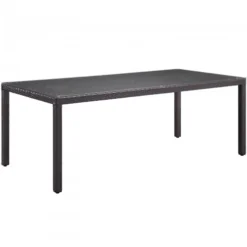 Modway EEI-1920-EXP Convene 82" Outdoor Patio Dining Table In Espresso