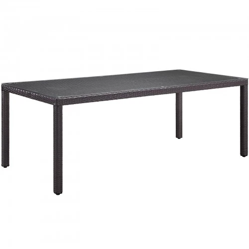 Modway EEI-1920-EXP Convene 82" Outdoor Patio Dining Table In Espresso 1 Modway EEI-1920-EXP Convene 82" Outdoor Patio Dining Table In Espresso