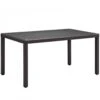 Modway EEI-1923-EXP Convene 59" Outdoor Patio Dining Table In Espresso