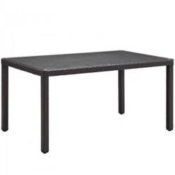 Modway EEI-1923-EXP Convene 59" Outdoor Patio Dining Table In Espresso