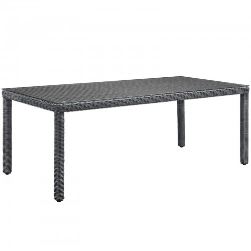 Modway EEI-1942-GRY Summon 83" Outdoor Patio Dining Table In Gray 1 Modway EEI-1942-GRY Summon 83" Outdoor Patio Dining Table In Gray