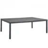 Modway EEI-1944-GRY Summon 90" Outdoor Patio Dining Table In Gray